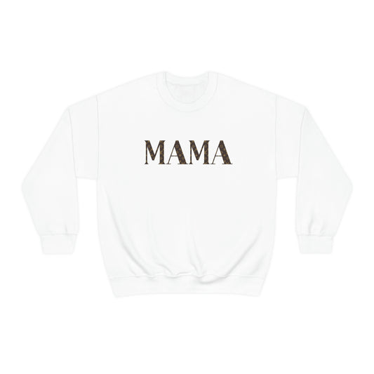 "MAMA" PRINTED Crewneck Sweatshirt