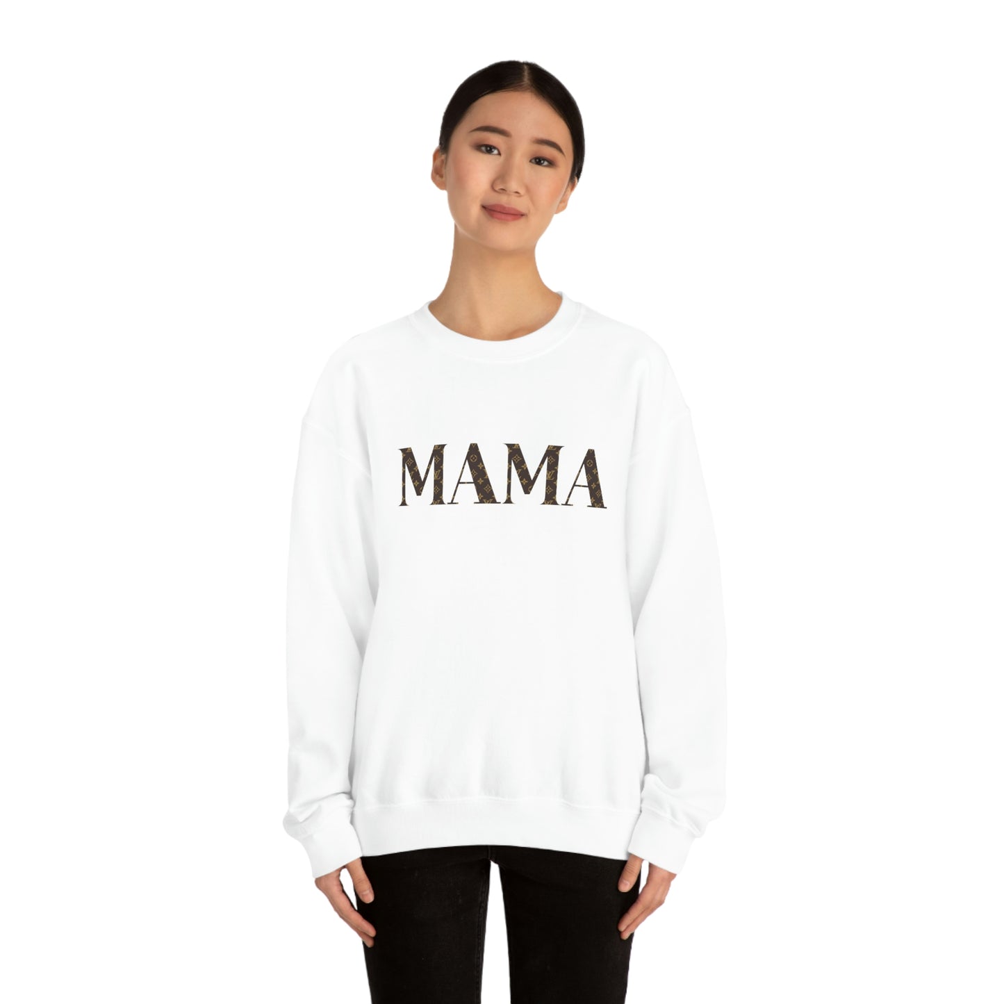 "MAMA" PRINTED Crewneck Sweatshirt