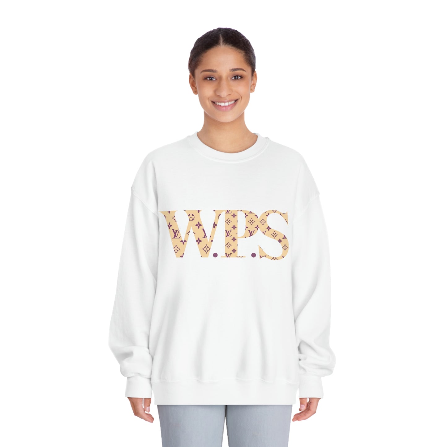 "WPS" PRINTED Unisex DryBlend® Crewneck Sweatshirt