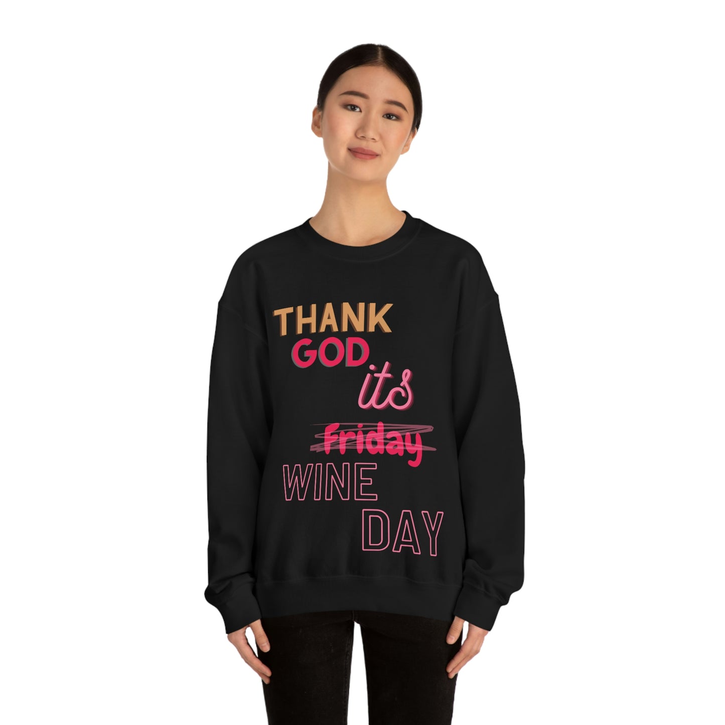 "Thank God" crewneck sweatshirt