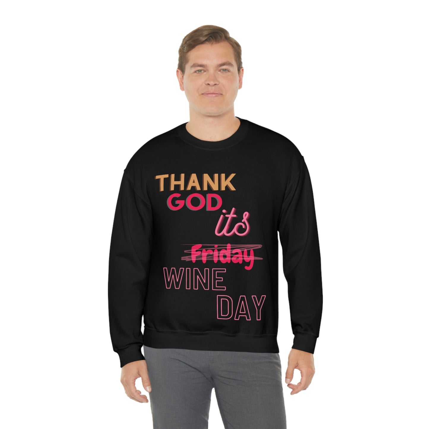 "Thank God" crewneck sweatshirt