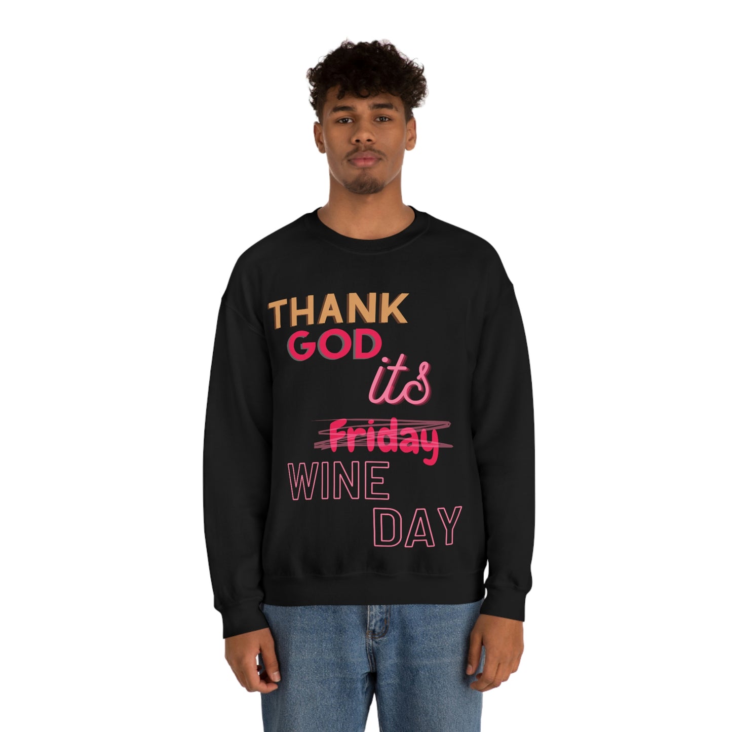 "Thank God" crewneck sweatshirt