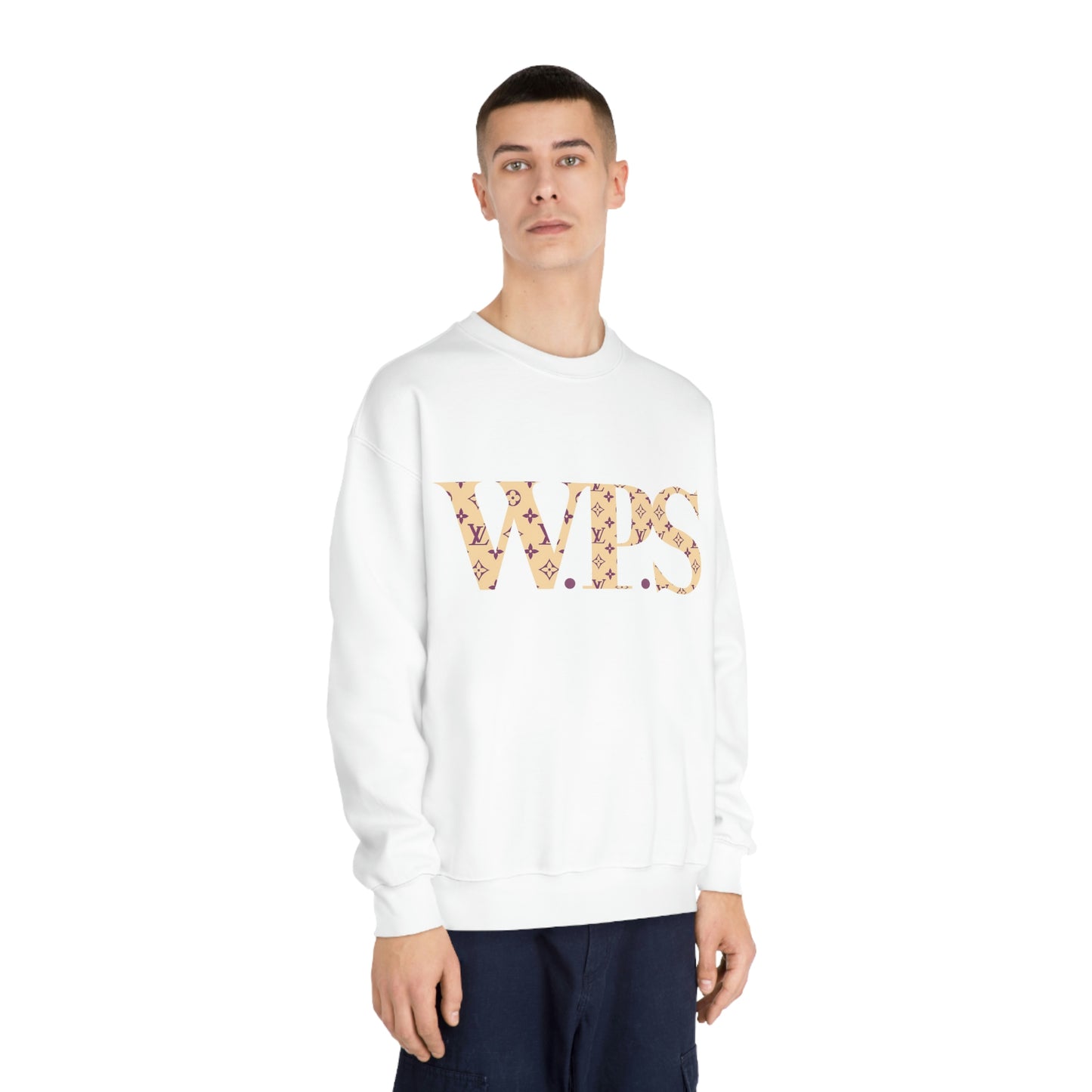 "WPS" PRINTED Unisex DryBlend® Crewneck Sweatshirt